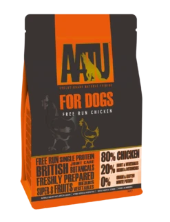 AATU 80/20 Grain Free Chicken Dry Dog Food - 5kg By AATU
