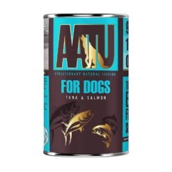 AATU Tuna & Salmon Wet Dog Food Cans - 6 X 400g By AATU