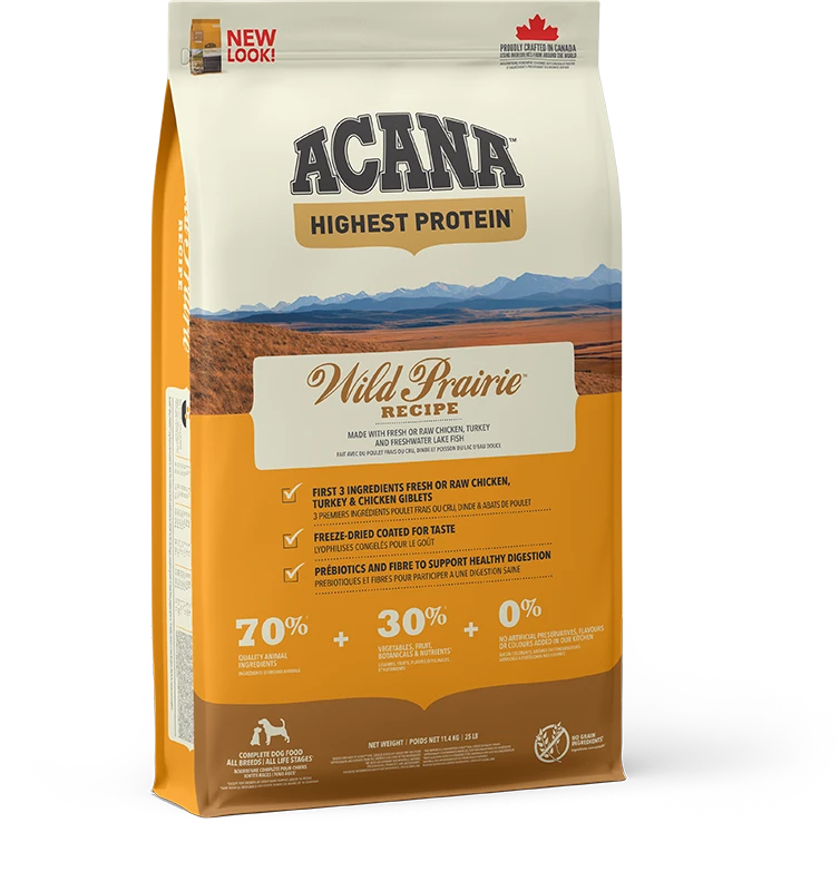 Acana Regionals Grain Free Wild Prairie Dry Dog Food - 11.4kg By Acana 1 Acana Regionals Grain Free Wild Prairie Dry Dog Food - 11.4kg By Acana