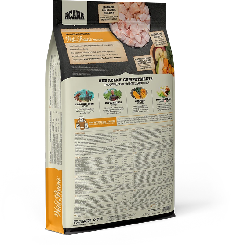 Acana Regionals Grain Free Wild Prairie Dry Dog Food - 11.4kg By Acana 2 Acana Regionals Grain Free Wild Prairie Dry Dog Food - 11.4kg By Acana - Image 2