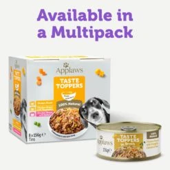 Applaws Taste Toppers Chicken & Vegetables Wet Dog Food Tins - 12 X 156g By Applaws -Pattes Douces Store Applaws Taste Toppers Chicken Vegetables Wet Dog Food 12 x 156g 7