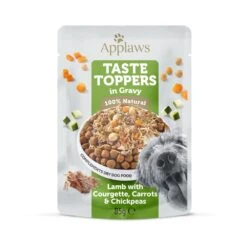Applaws Taste Toppers Lamb, Carrot & Chickpeas In Gravy Wet Dog Food Pouches - 12 X 85g By Applaws