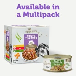 Applaws Taste Toppers Lamb, Pumpkin, Sweet Potato & Peas In Jelly Wet Dog Food Tins - 12 X 156g By Applaws -Pattes Douces Store Applaws Taste Toppers Dog Tin Lamb Pumpkin Sweet Potato Peas in Jelly 12x156g 7