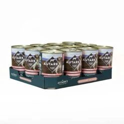 Autarky Adult Succulent Salmon Grain Free Wet Dog Food Cans - 12 X 395g By Autarky