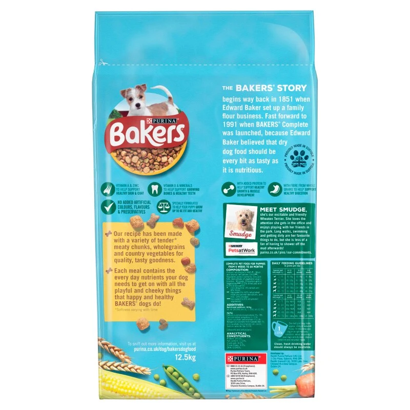 Bakers Puppy Complete Chicken Dry Dog Food - 12.5kg By Bakers 4 Bakers Puppy Complete Chicken Dry Dog Food - 12.5kg By Bakers - Image 4
