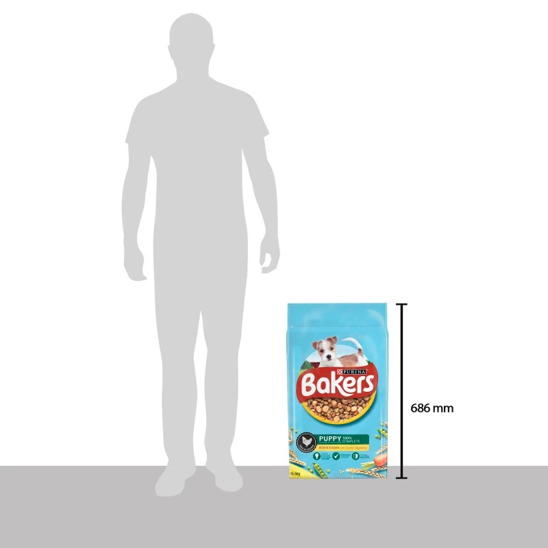 Bakers Puppy Complete Chicken Dry Dog Food - 12.5kg By Bakers 5 Bakers Puppy Complete Chicken Dry Dog Food - 12.5kg By Bakers - Image 5