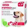 Beaphar FIPROtec Spot-On For Large Dogs Flea Treatment - 4 Pipettes By Beaphar