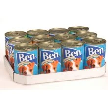 Ben Premium Variety Pack Chunks 12Pack Dog Food - 400G By Kennelpak
