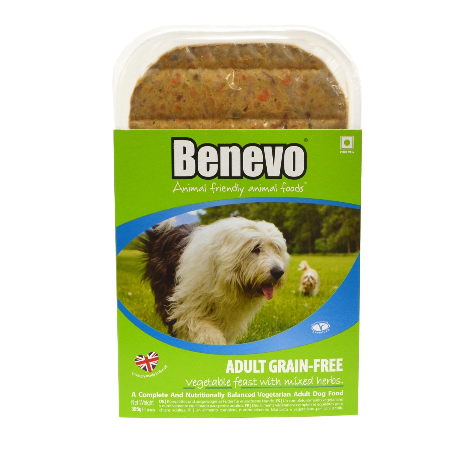 Benevo Vegan Grain Free Wet Dog Food Trays - 10 X 395g By Benevo 1 Benevo Vegan Grain Free Wet Dog Food Trays - 10 X 395g By Benevo