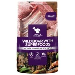 Billy + Margot Adult Boar & Superfoods Wet Dog Food Pouches - 12 X 150g By Billy + Margot