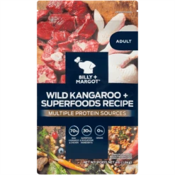 Billy + Margot Adult Wild Kangaroo & Superfoods Dry Dog Food - 1.8kg By Billy + Margot