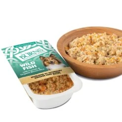 Burns Wild Fish With Carrots And Organic Brown Rice Wet Dog Food Trays - 12 X 150g By Burns -Pattes Douces Store Burns Penlan Farm Fish Brown Rice Veg Wet Dog Food Pouches 12 x 150g 6