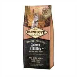 Carnilove Grain-Free Salmon & Turkey Large Puppy Food - 12kg By Carnilove