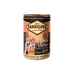 Carnilove Salmon & Turkey Wet Puppy Food Cans - 6 X 400g By Carnilove