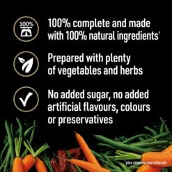 Cesar Natural Goodness Beef In Loaf Wet Dog Food Tins - 6 X 400g By Cesar -Pattes Douces Store Cesar Natural Goodness Beef Wet Dog Food Tins 6 x 400g 4