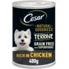 Cesar Natural Goodness Chicken In Loaf Wet Dog Food Tins - 6 X 400g By Cesar