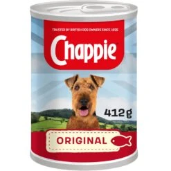 Chappie Original Wet Dog Food Cans - 12 X 412g By Chappie
