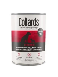 Collards Grain Free Chicken In Gravy Wet Dog Food Cans - 12 X 390g By Collards