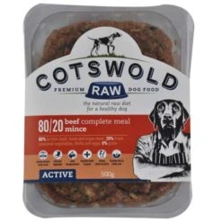 Cotswold RAW Active Beef & Lamb Mince Raw Dog Food Pack - 16 X 1kg By Cotswold Raw -Pattes Douces Store Cotswold Raw Active Mixed Mince Adult Raw Dog Food Beef Lamb 1kg 3