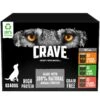 Crave Grain Free Adult Wet Dog Food Cans In Pate - 6 X 400g By Crave