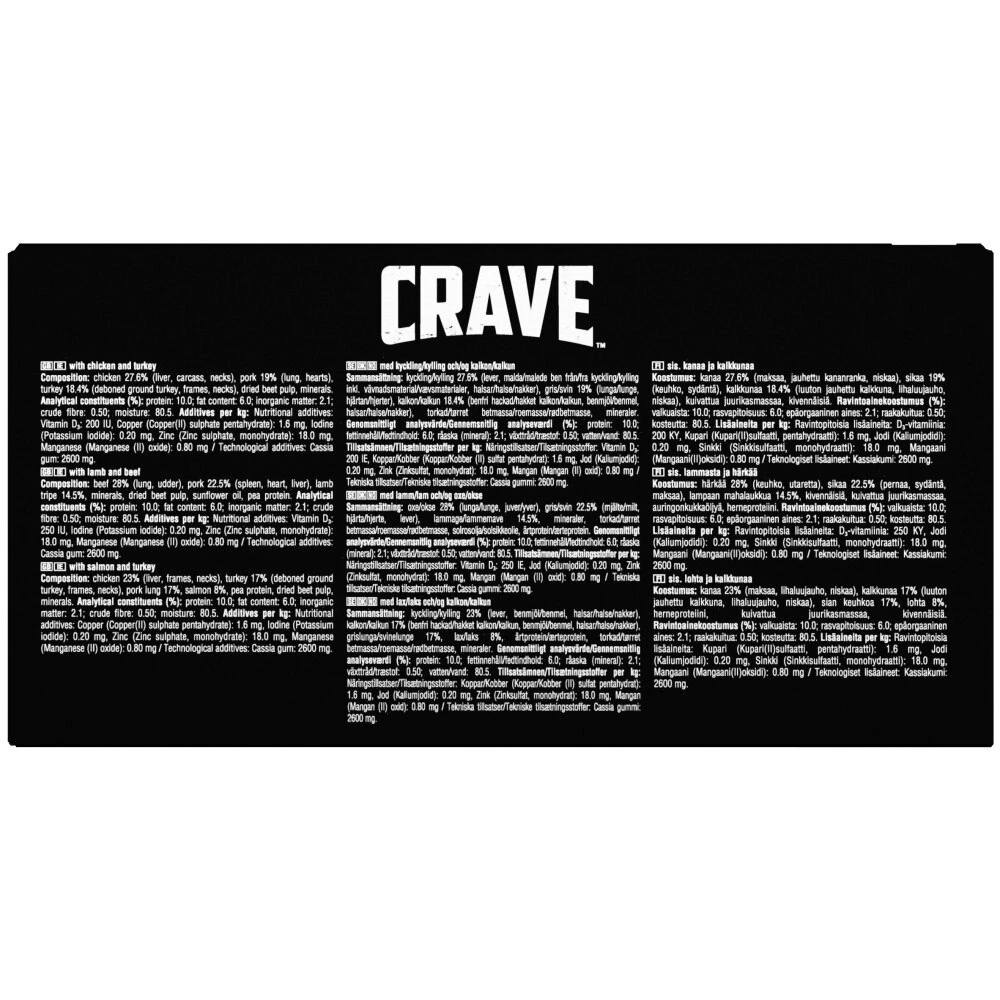 Crave Grain Free Adult Wet Dog Food Cans In Pate - 6 X 400g By Crave 10 Crave Grain Free Adult Wet Dog Food Cans In Pate - 6 X 400g By Crave - Image 10