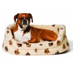 Danish Design Sherpa Fleece Beige Slumber Bed By Danish Design