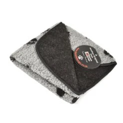 Danish Design Sherpa Fleece Grey Blanket By Danish Design