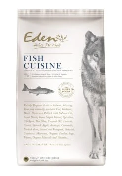 Eden 80/20 Fish Cuisine Dry Dog Food Small Kibble - 6Kg By Eden