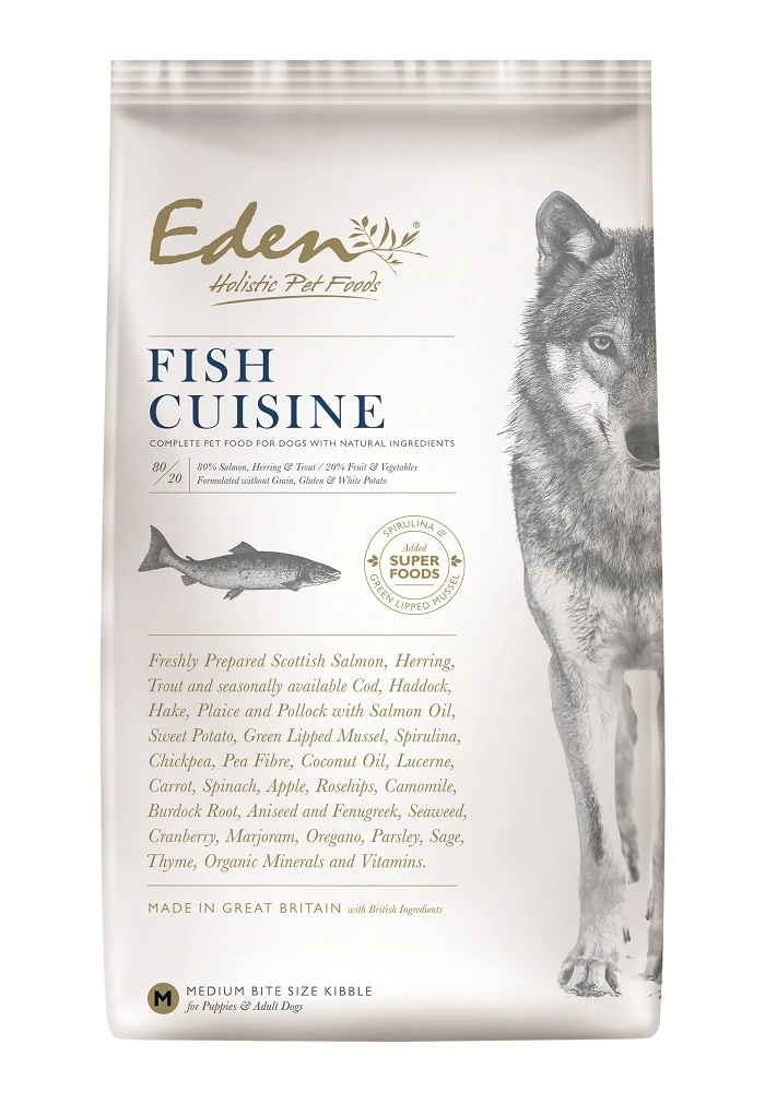 Eden 80/20 Fish Cuisine Dry Dog Food Small Kibble - 6Kg By Eden 1 Eden 80/20 Fish Cuisine Dry Dog Food Small Kibble - 6Kg By Eden