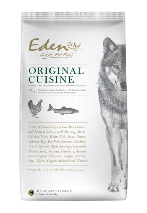Eden 80/20 Original Cuisine Dry Dog Food Small Kibble - 2Kg By Eden 1 Eden 80/20 Original Cuisine Dry Dog Food Small Kibble - 2Kg By Eden