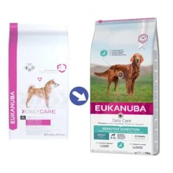 Eukanuba Daily Care Sensitive Digestion Dry Dog Food - 12kg By Eukanuba -Pattes Douces Store Eukanuba Daily Care Digestion Dry Dog Food 12 5kg 2