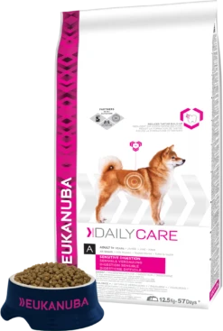 Eukanuba Daily Care Sensitive Digestion Dry Dog Food - 12kg By Eukanuba -Pattes Douces Store Eukanuba Daily Care Digestion Dry Dog Food 12 5kg 2