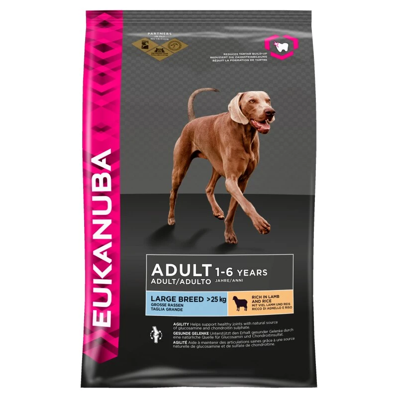 Eukanuba Large Breed Lamb & Rice Dry Dog Food - 12kg By Eukanuba 3 Eukanuba Large Breed Lamb & Rice Dry Dog Food - 12kg By Eukanuba - Image 3