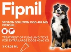 Fipnil Spot-On Flea Treatment For Dogs And Puppies - 3 Pack By Fipnil 6 Fipnil Spot-On Flea Treatment For Dogs And Puppies - 3 Pack By Fipnil -Pattes Douces Store Fipnil Spot On Flea Treatment for Dogs and Puppies Extra20Large20Dogs20and20Puppies204020to2060kg CP2687