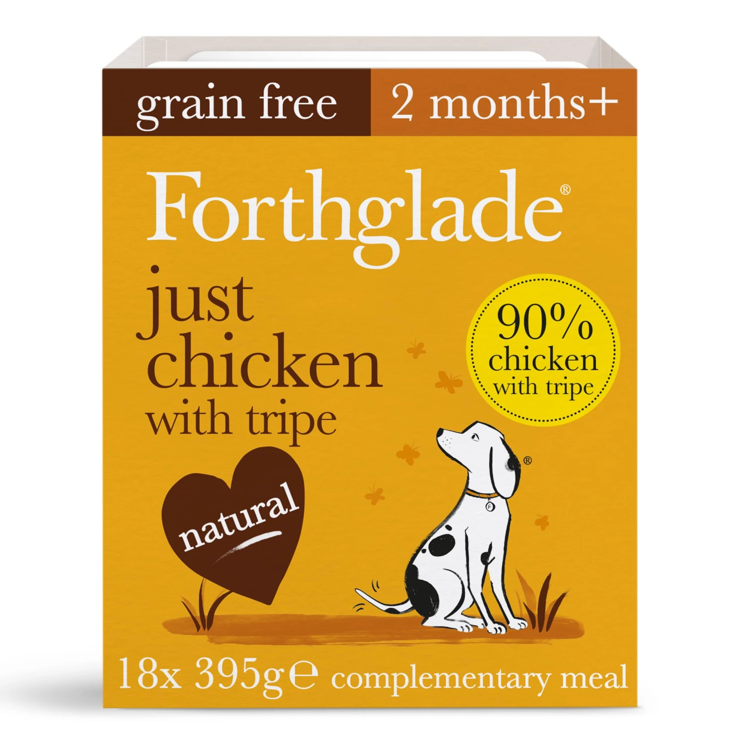 Forthglade Just Chicken With Tripe Grain Free Dog Food - 18 X 395g By Forthglade 1 Forthglade Just Chicken With Tripe Grain Free Dog Food - 18 X 395g By Forthglade