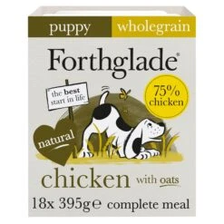 Forthglade Complete Puppy Whole Grain Chicken With Oats & Veg - 18 X 395g By Forthglade
