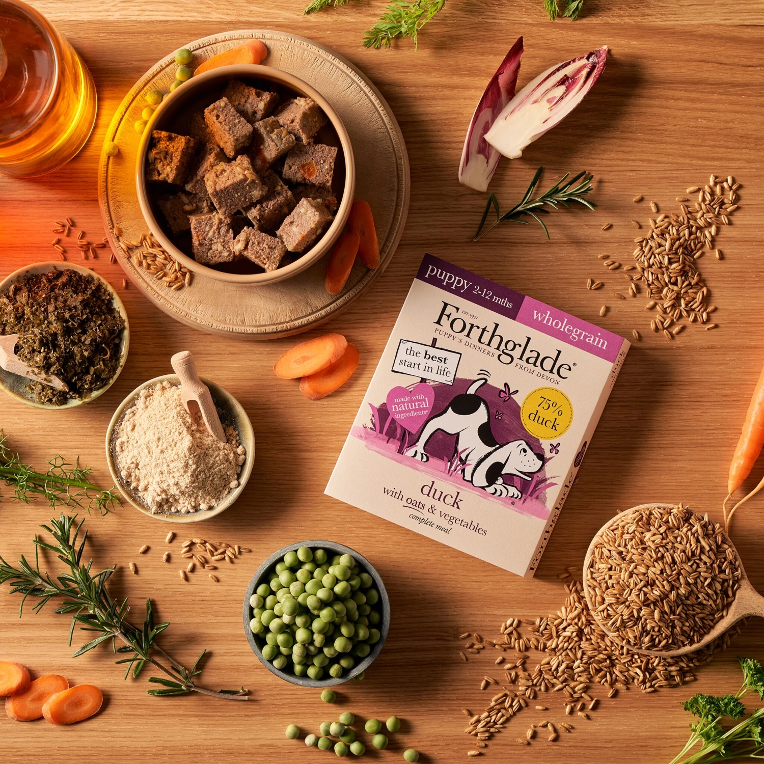 Forthglade Complete Puppy Whole Grain Duck With Oats & Veg - 18 X 395g By Forthglade 3 Forthglade Complete Puppy Whole Grain Duck With Oats & Veg - 18 X 395g By Forthglade - Image 3