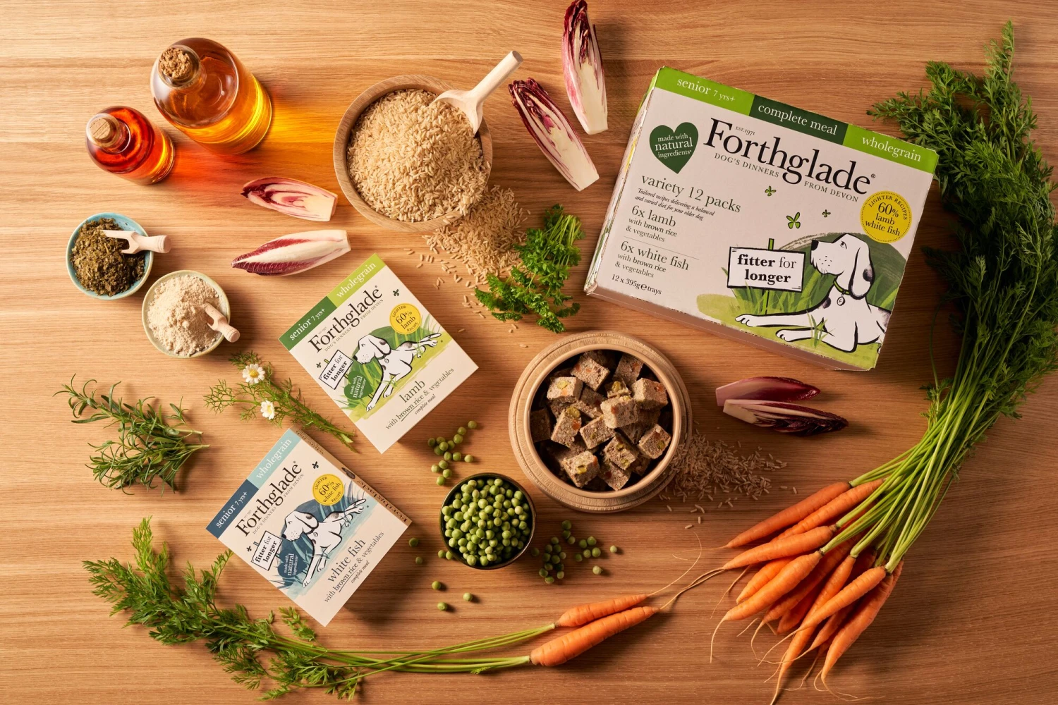 Forthglade Complete Senior Dog Wholegrain Variety Lamb/Fish With Brown Rice & Veg Wet Dog Food - 12x395g By Forthglade 7 Forthglade Complete Senior Dog Wholegrain Variety Lamb/Fish With Brown Rice & Veg Wet Dog Food - 12x395g By Forthglade - Image 7