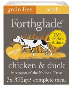 Forthglade Gourmet Chicken & Duck Grain Free Wet Dog Food - 7 X 395g By Forthglade