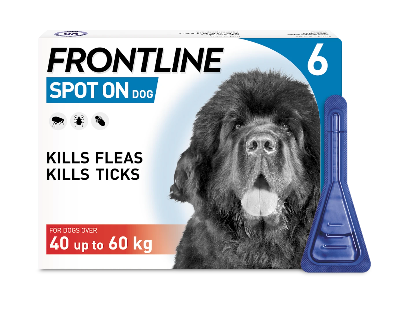 Frontline Spot On Flea & Tick Treatment X Large Dog (40+kg) - 6 Pack By Frontline