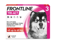 Frontline Tri-Act Flea & Tick Treatment For Extra Large Dogs (40-60kg) - 3 Pack By Frontline