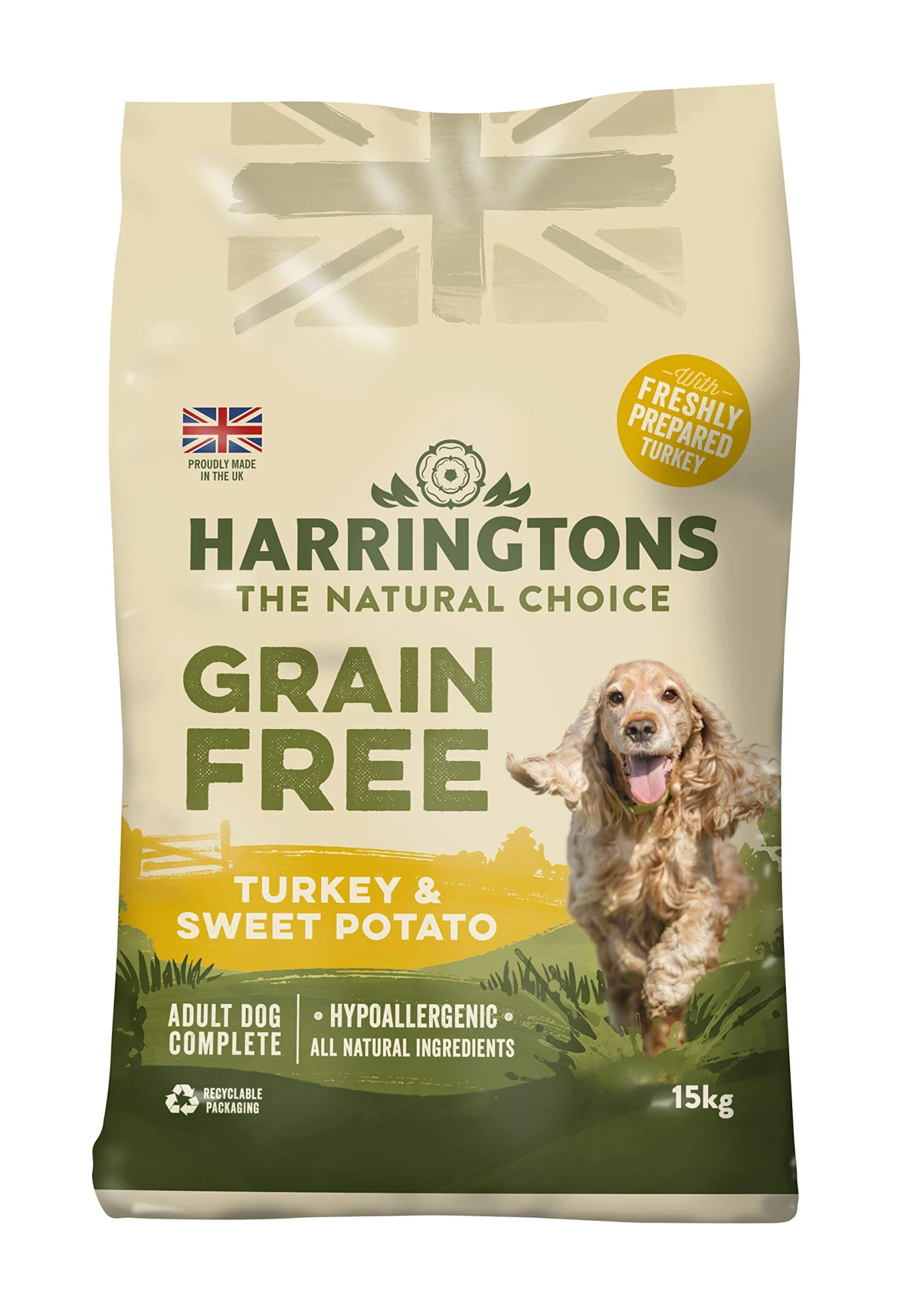 Harringtons Complete Grain Free Hypoallergenic Turkey Dry Dog Food - 15kg By Harringtons 2 Harringtons Complete Grain Free Hypoallergenic Turkey Dry Dog Food - 15kg By Harringtons - Image 2