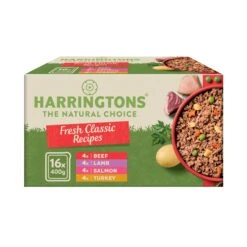Harringtons Grain Free Adult Mixed Flavour Wet Dog Food Classics Pack - 16x400g By Harringtons -Pattes Douces Store Harringtons Grain Free Adult Mixed Flavour Wet Dog Food Classics Pack 16x400g 3