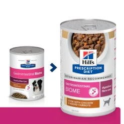 Hill's Prescription Diet Gastrointestinal Biome Adult Dog Food With Chicken & Vegetable Stew Wet Dog Food Cans - 12 X 354g By Hills Prescription Diet -Pattes Douces Store Hills Prescription Diet Gastrointestinal Biome Adult Dog Food with Chicken 12 x 354g 3