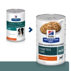 Hill's Prescription Diet W/d Diabetes Care Chicken Wet Dog Food - 12x370g By Hills Prescription Diet -Pattes Douces Store Hills Prescription Diet w d Diabetes Care Chicken Wet Dog Food 12x370g 3