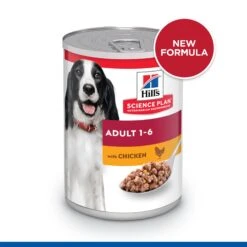 Hill's Science Plan Adult Chicken Wet Dog Food Cans - 12 X 370g By Hills