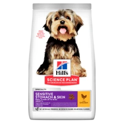 Hill's Science Plan Adult Sensitive Stomach & Skin Small & Mini Chicken Dry Dog Food - 3kg By Hills