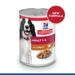 Hill's Science Plan Adult Turkey Wet Dog Food Cans - 12 X 370g By Hills
