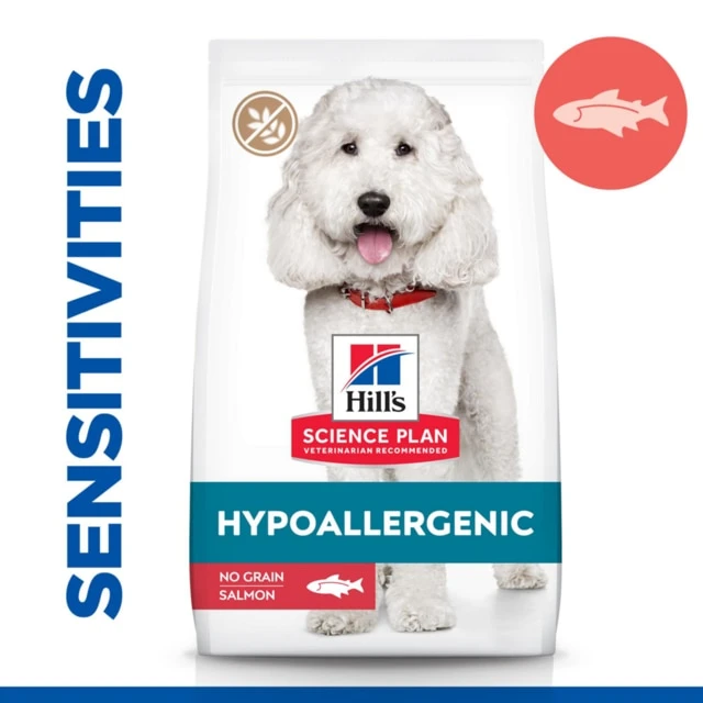 Hill's Science Plan Hypoallergenic Medium Breed Adult Dry Dog Food - 14kg By Hills 1 Hill's Science Plan Hypoallergenic Medium Breed Adult Dry Dog Food - 14kg By Hills