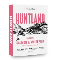 Huntland Adult Salmon Grain Free Wet Dog Food Trays - 10 X 395g By Huntland